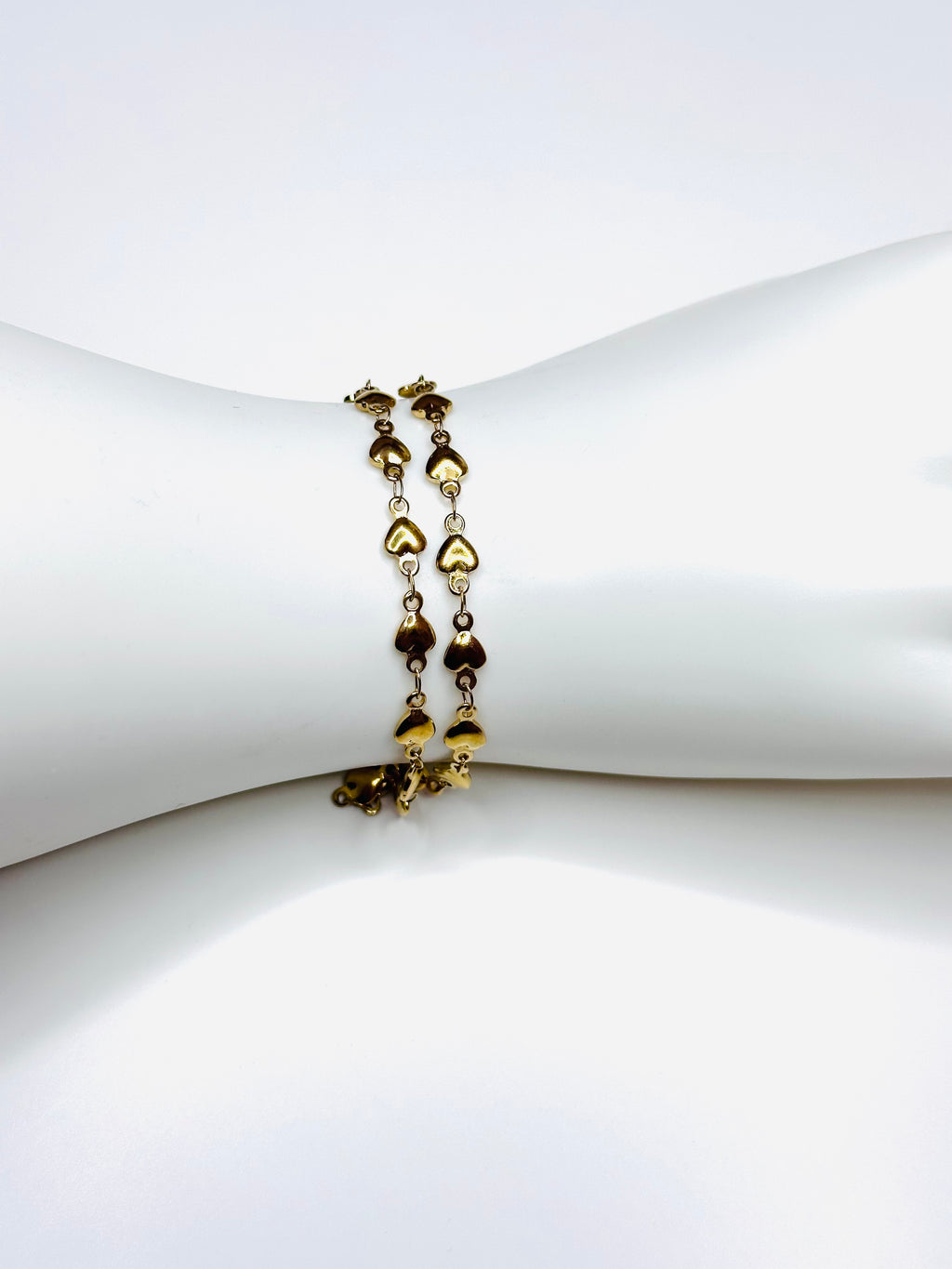 Bracciale Double Heart Chain