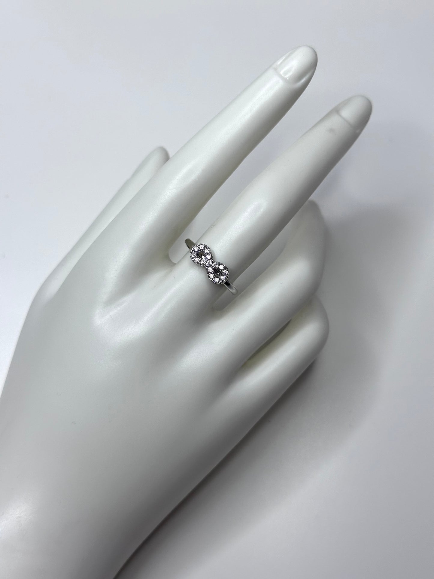 Anello Infinito Strass