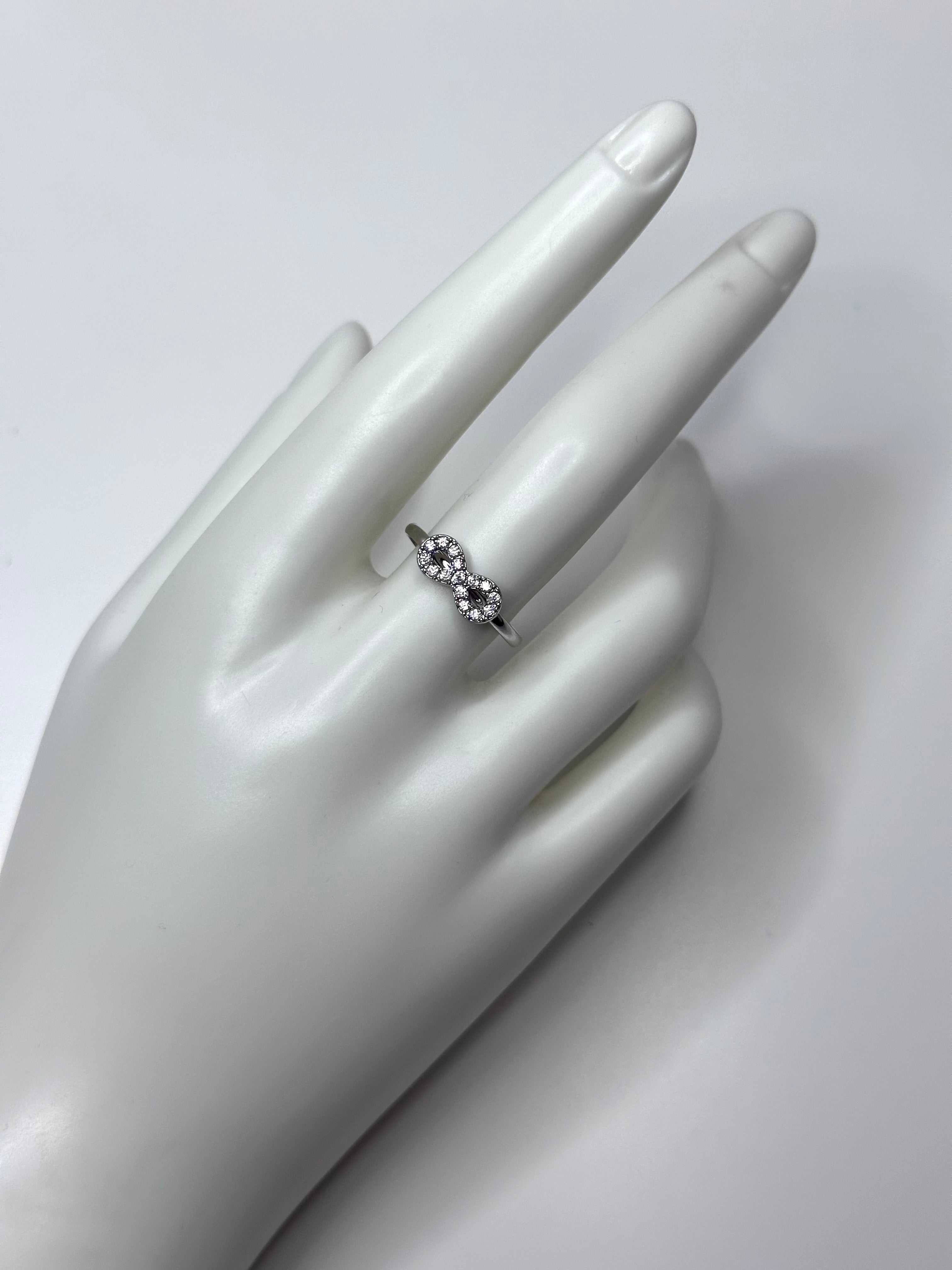 Anello Infinito Strass