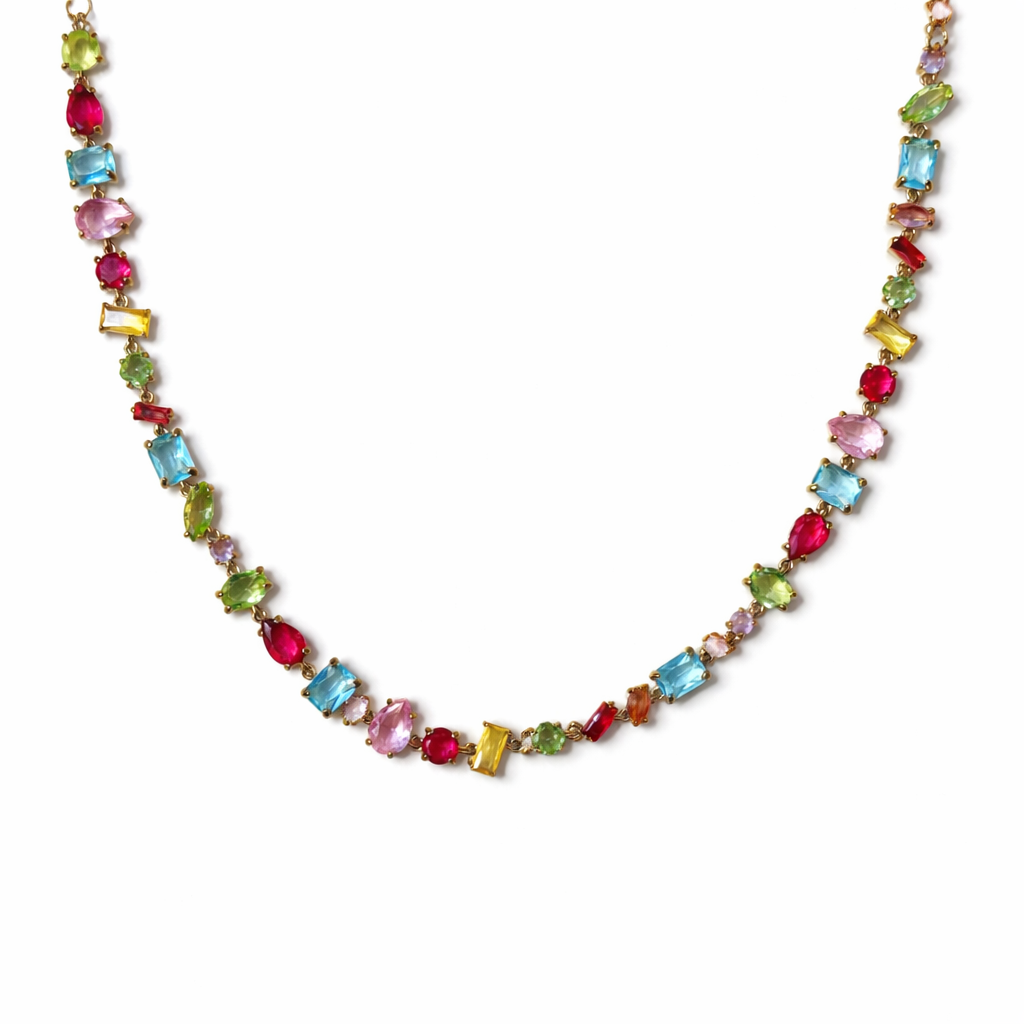 Collana Tennis Elegance Color