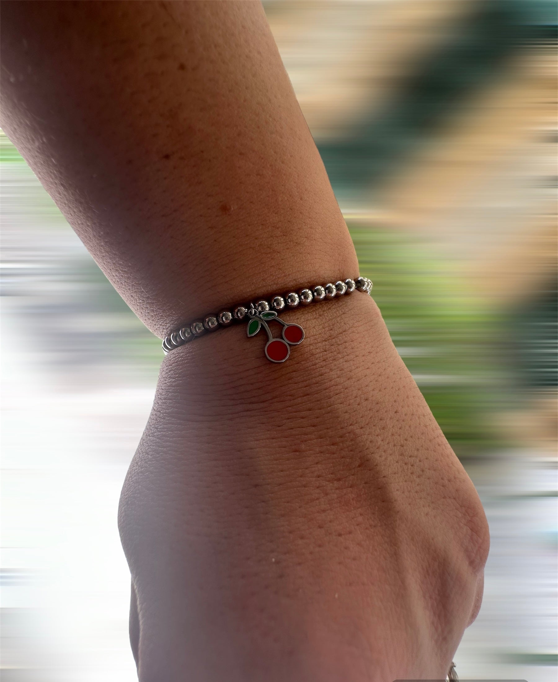 Cherry Elastic Bracelet 🍒