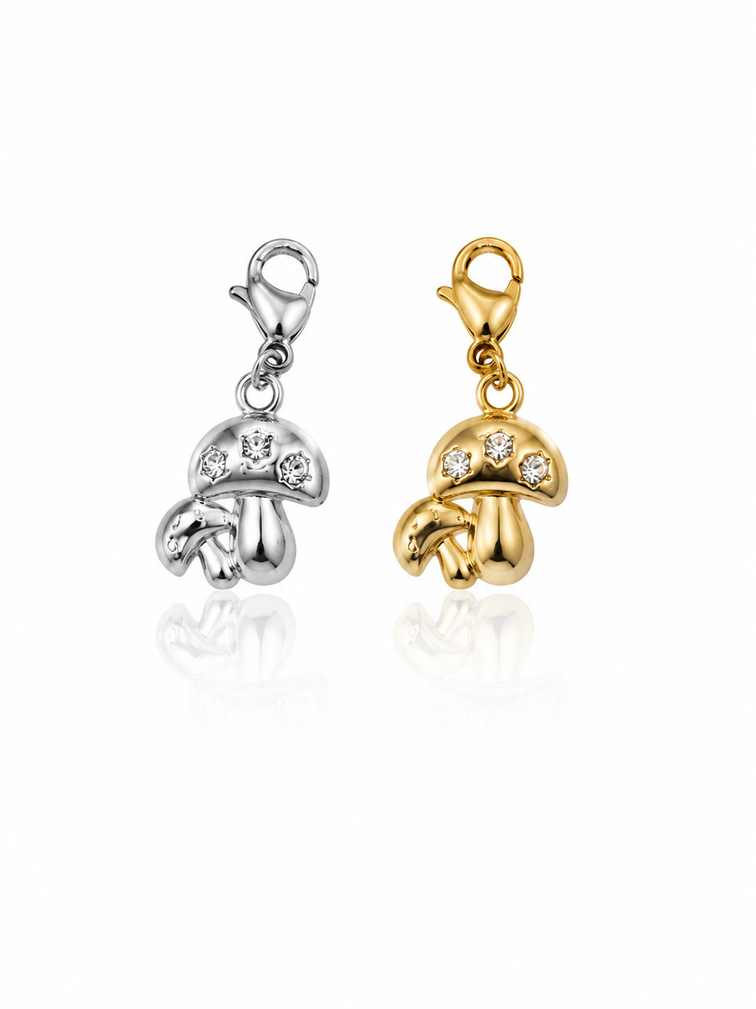 Ciondolo Funghi Strass