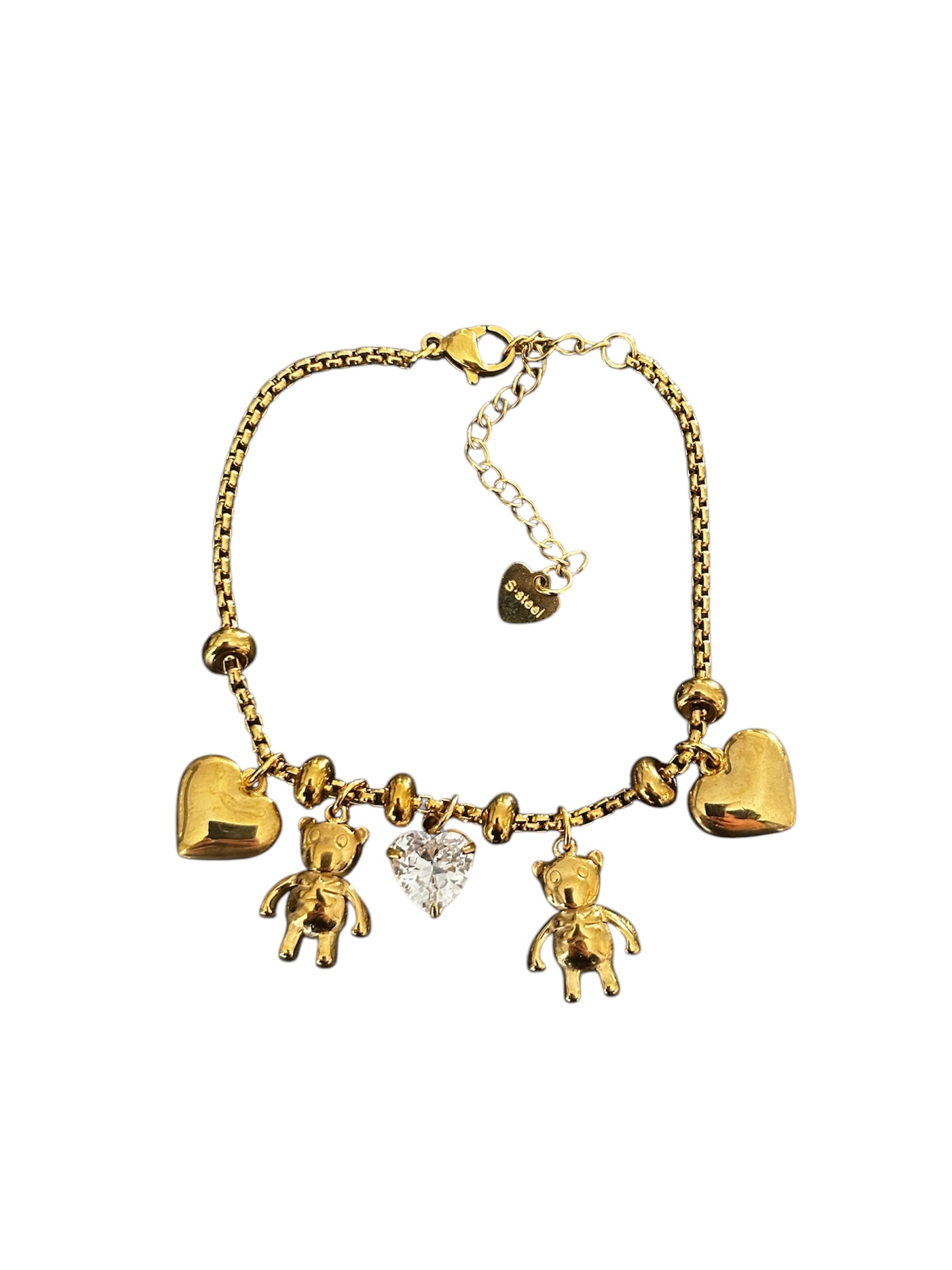 Golden Heart Teddy Bear