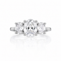 Anello Trilogia Ovale