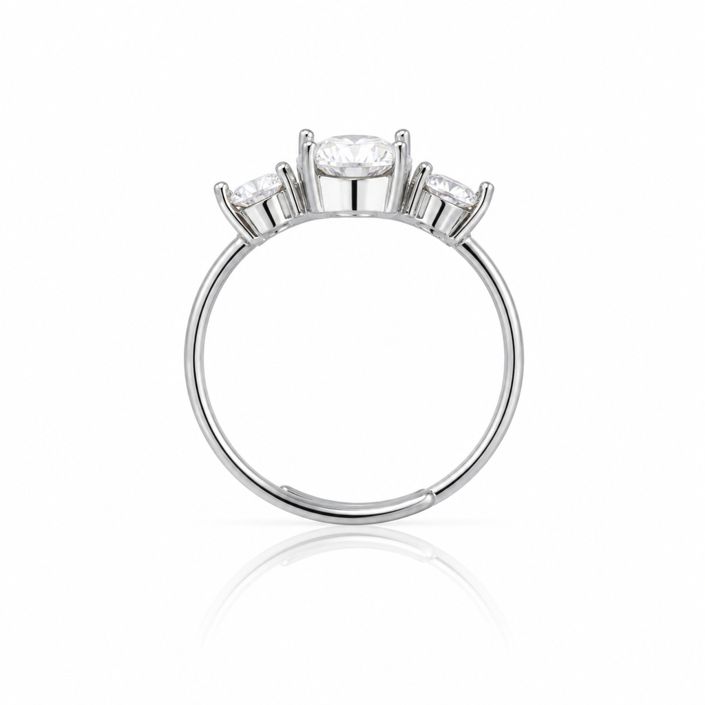 Anello Trilogia Ovale