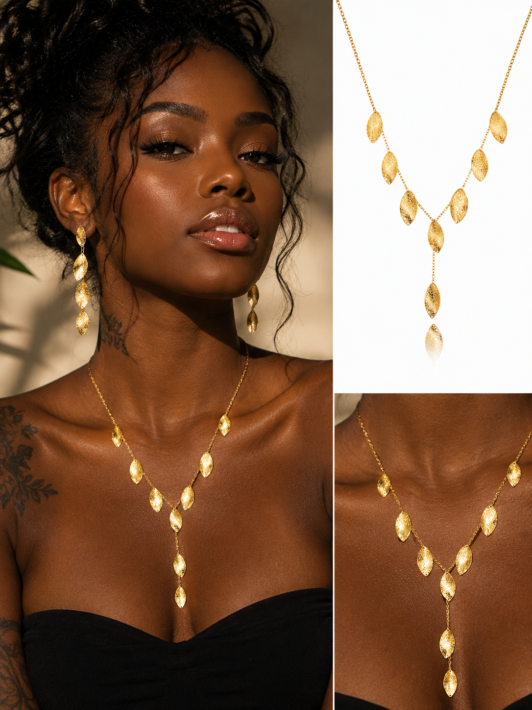 Collana Leaf Cascade