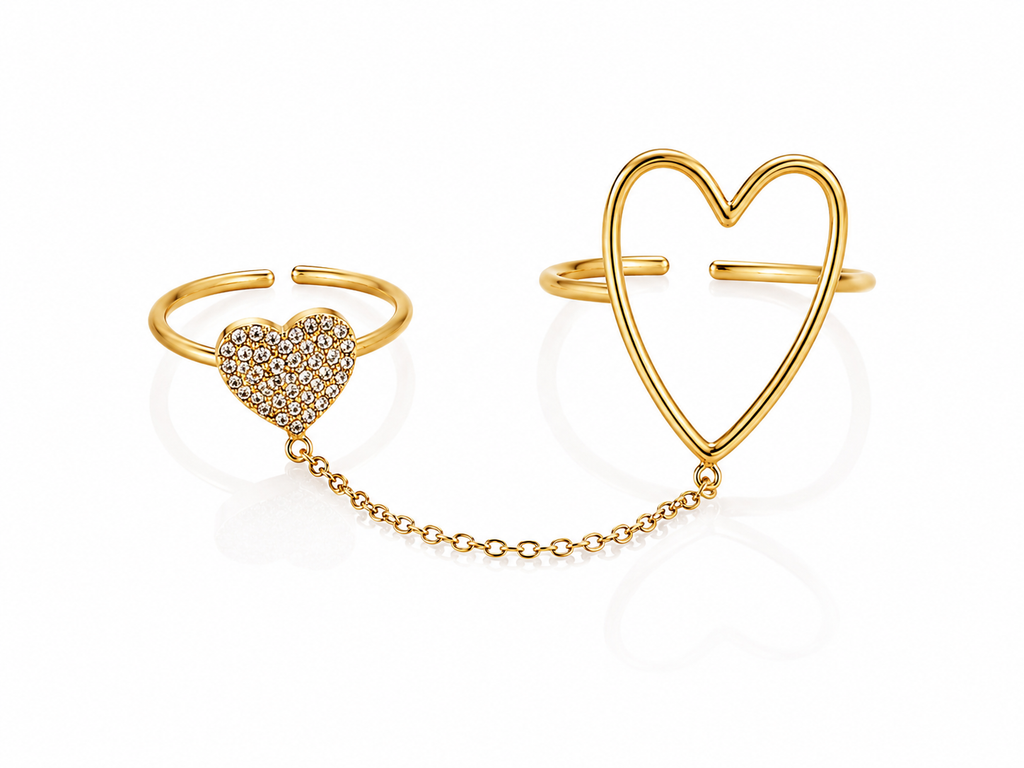 Anello Cuori Uniti