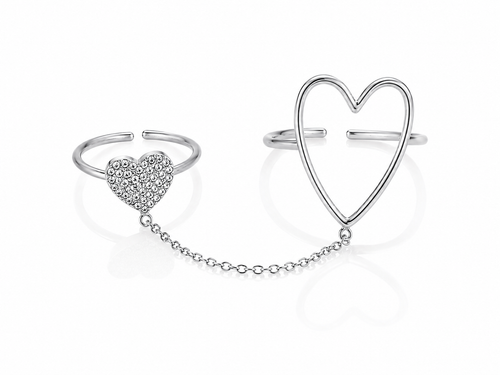 Anello Cuori Uniti