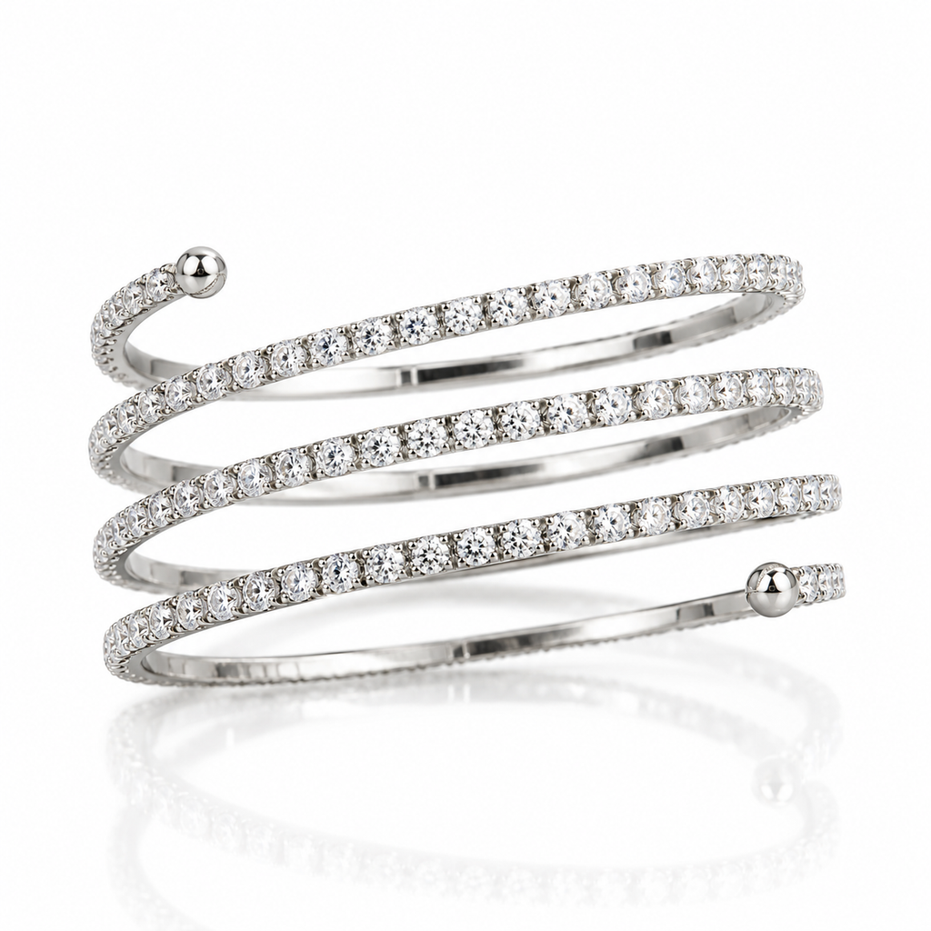Bracciale Tennis Spirale