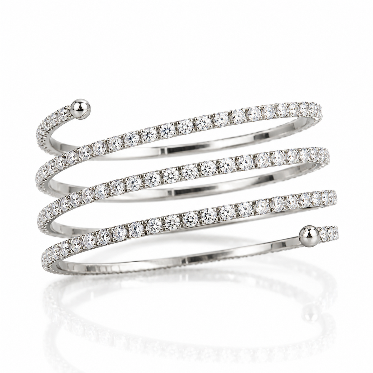 Bracciale Tennis Spirale