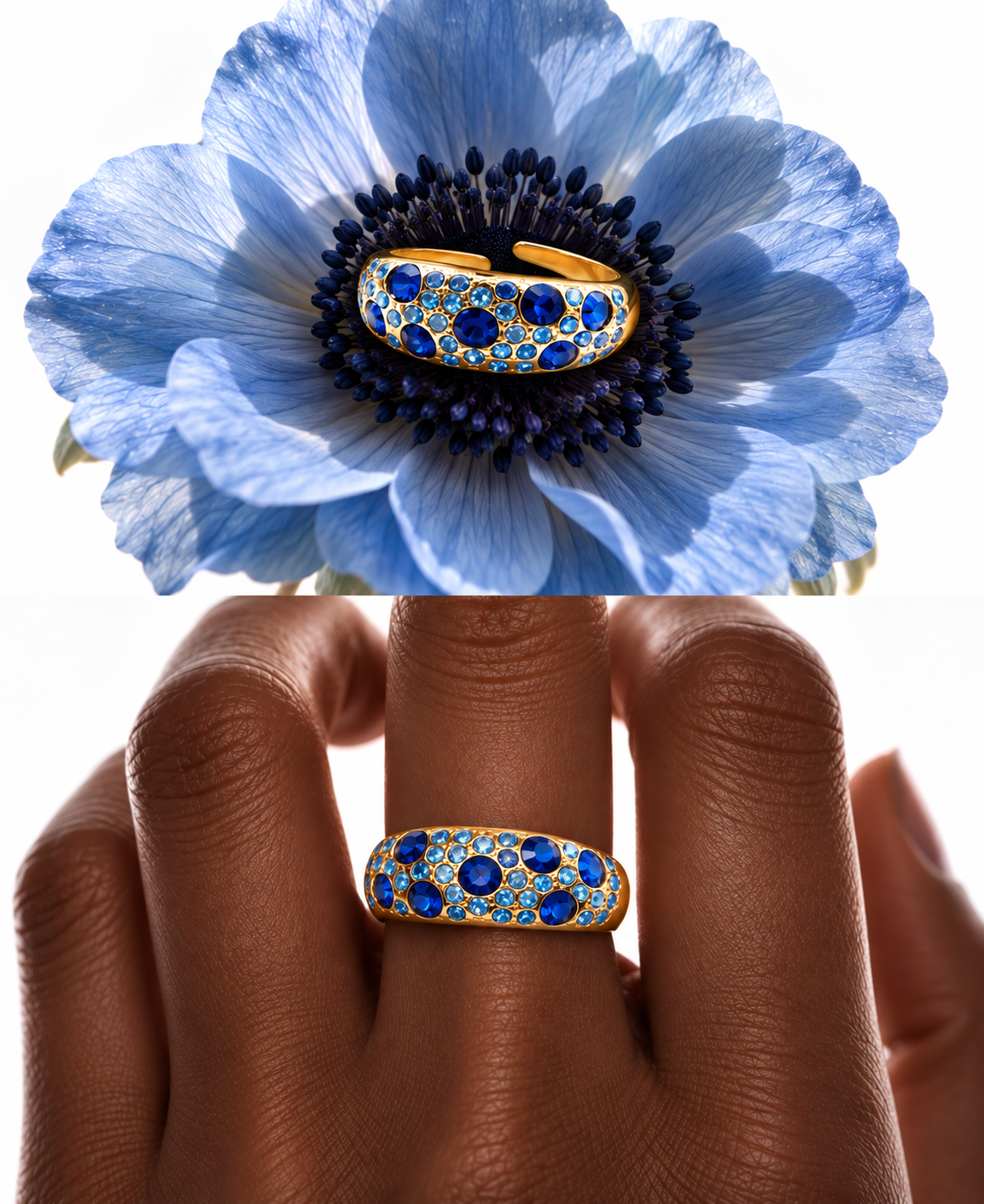 Anello Colorè (Base Gold)
