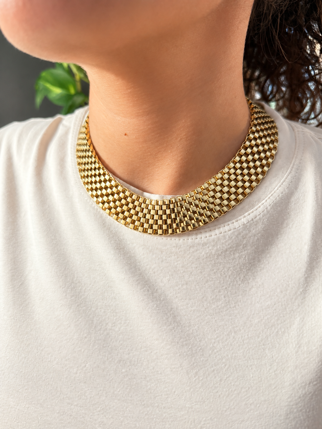 Girocollo Glam Mesh