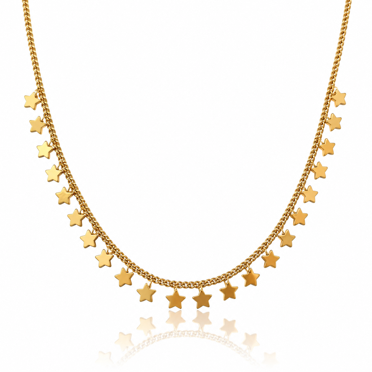 Collana cascata di stelle