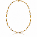 Collana Cube con Perle di Fiume