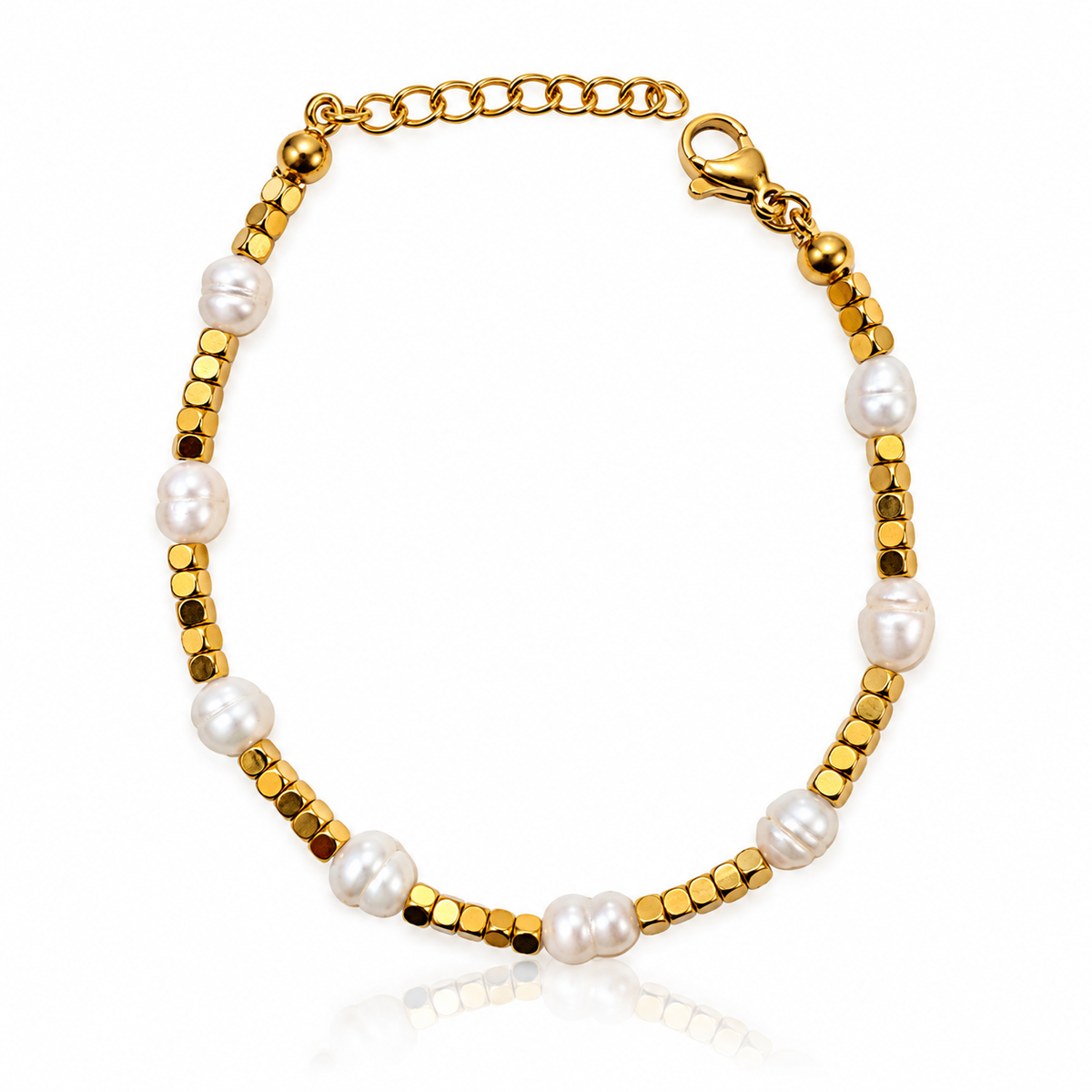 Bracciale Cube Perle di Fiume