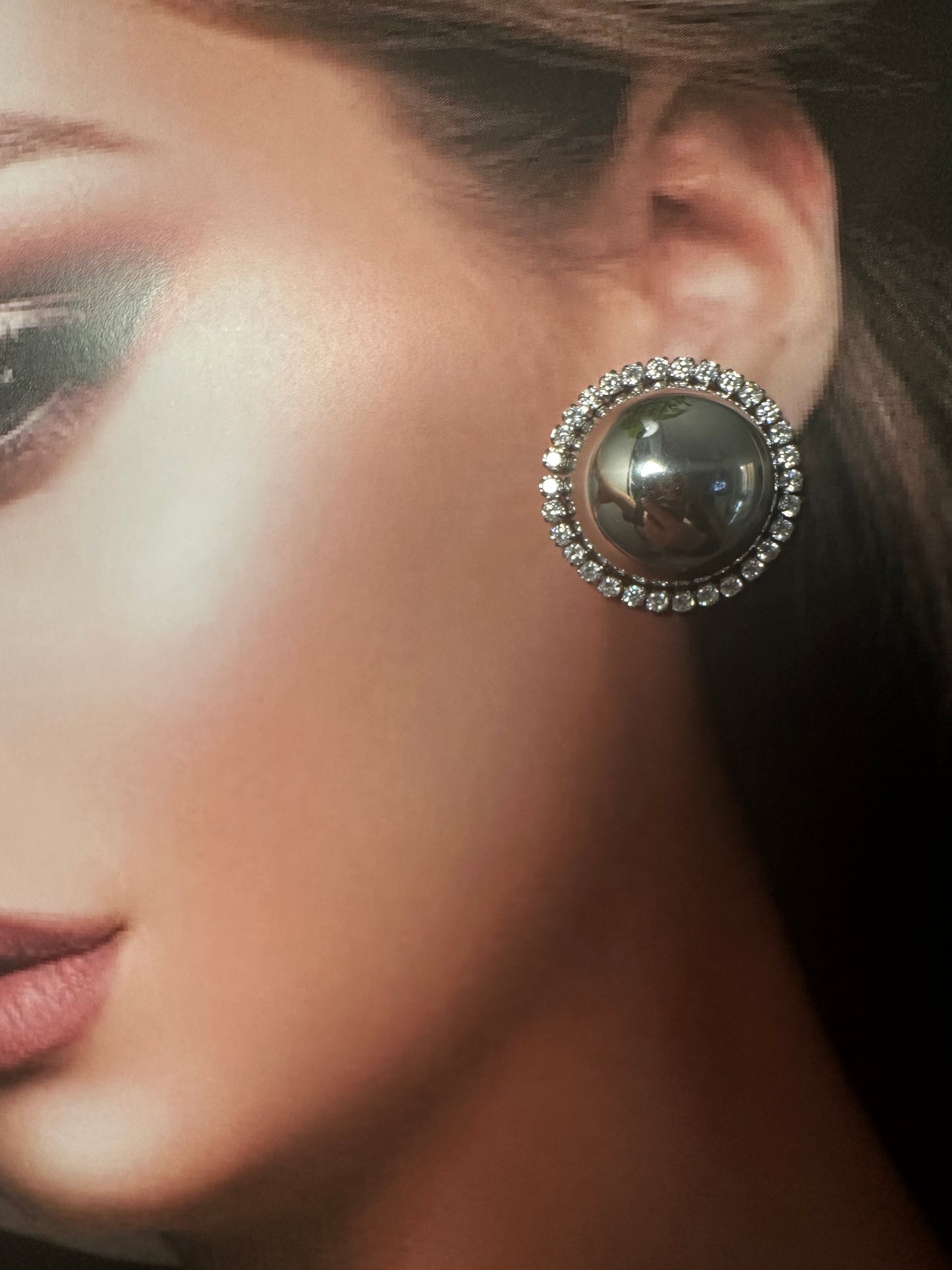 Luxury Button Earrings