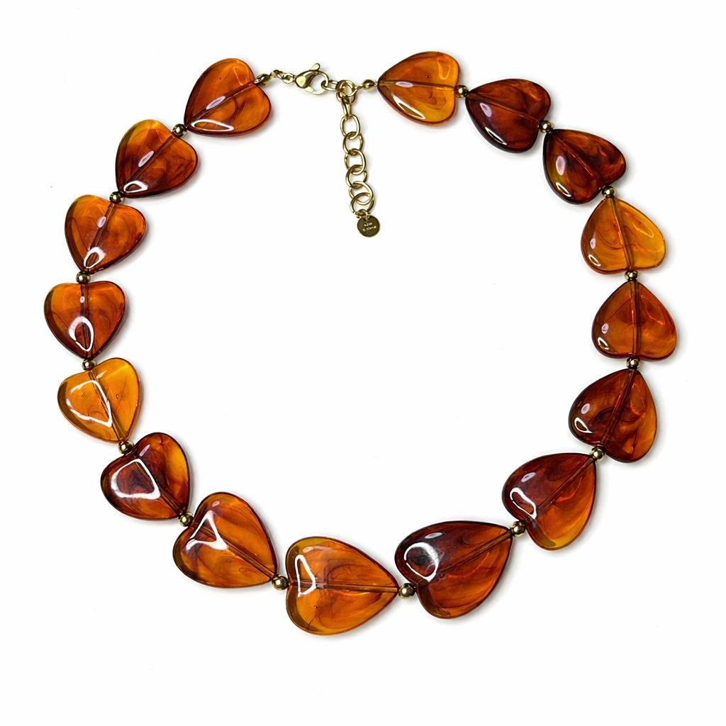 Collana Cuori D’Ambra