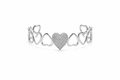 Bracciale Cuore Pavè