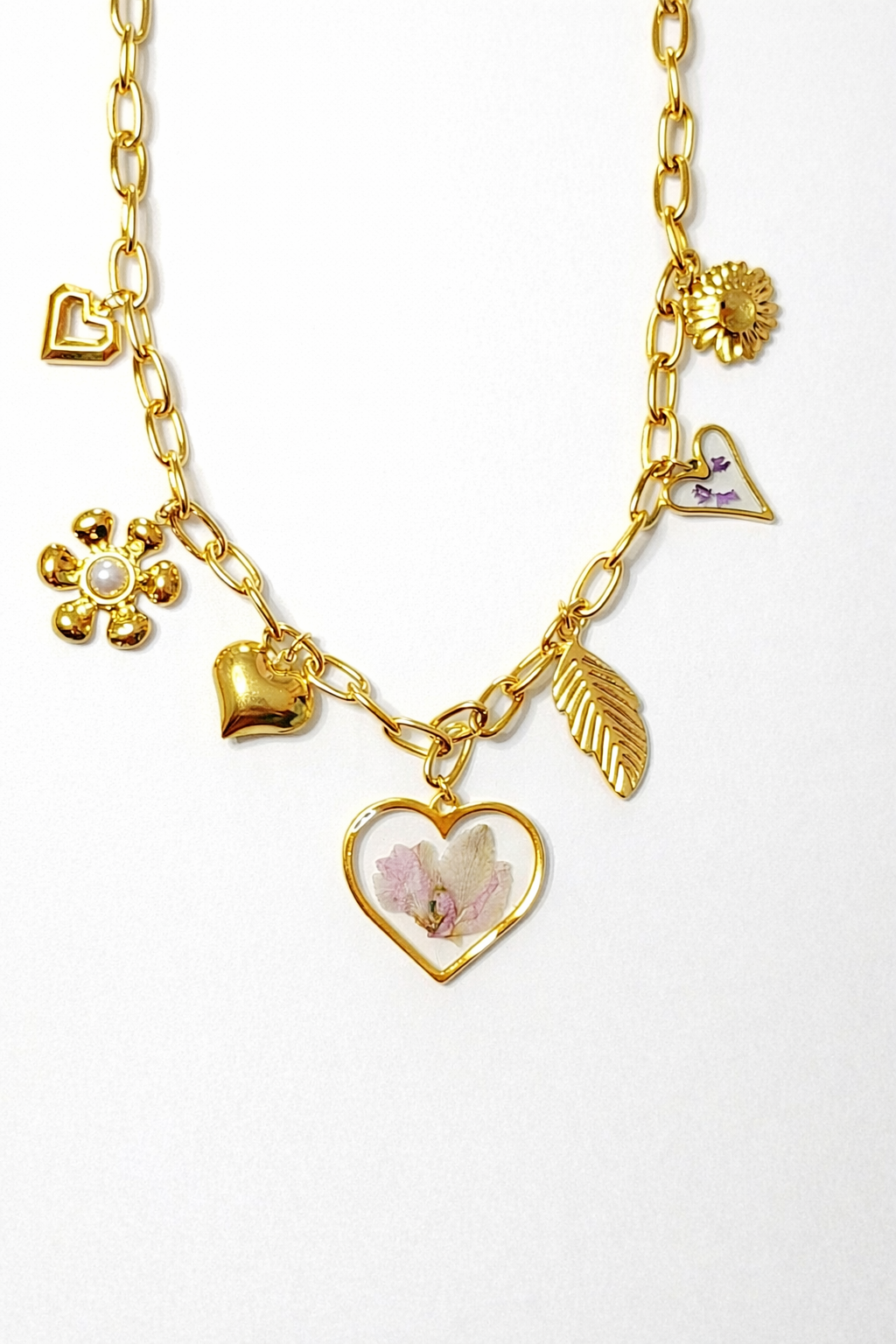 Collana Fiore Incastonato