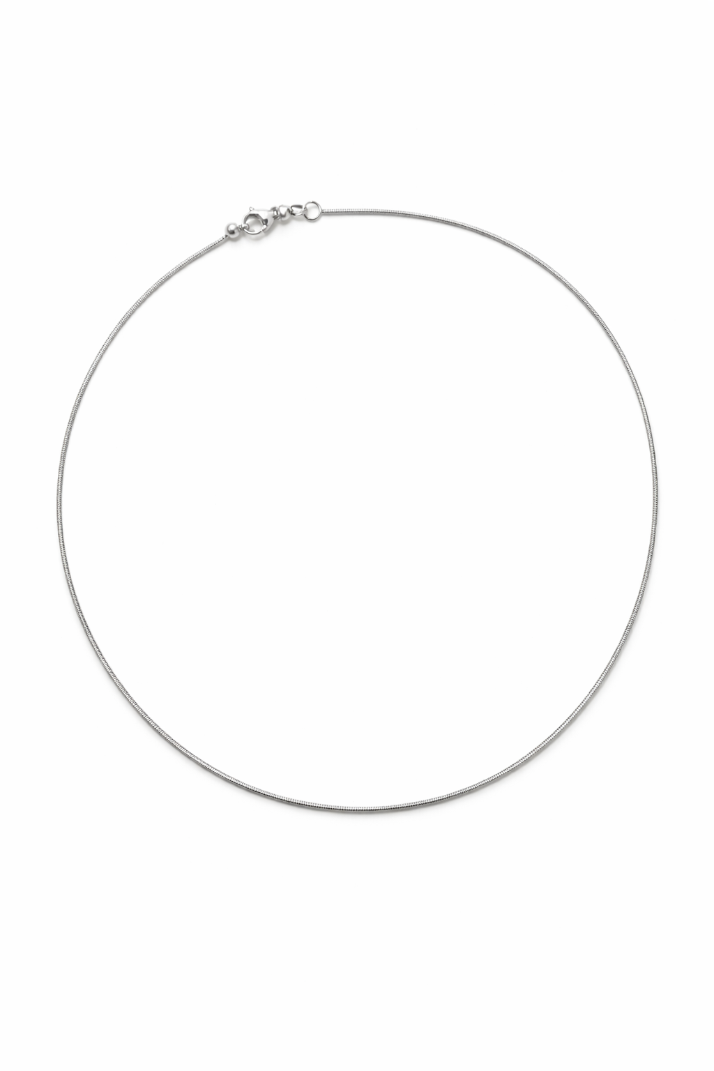 Collana sottile con cursore Minimal