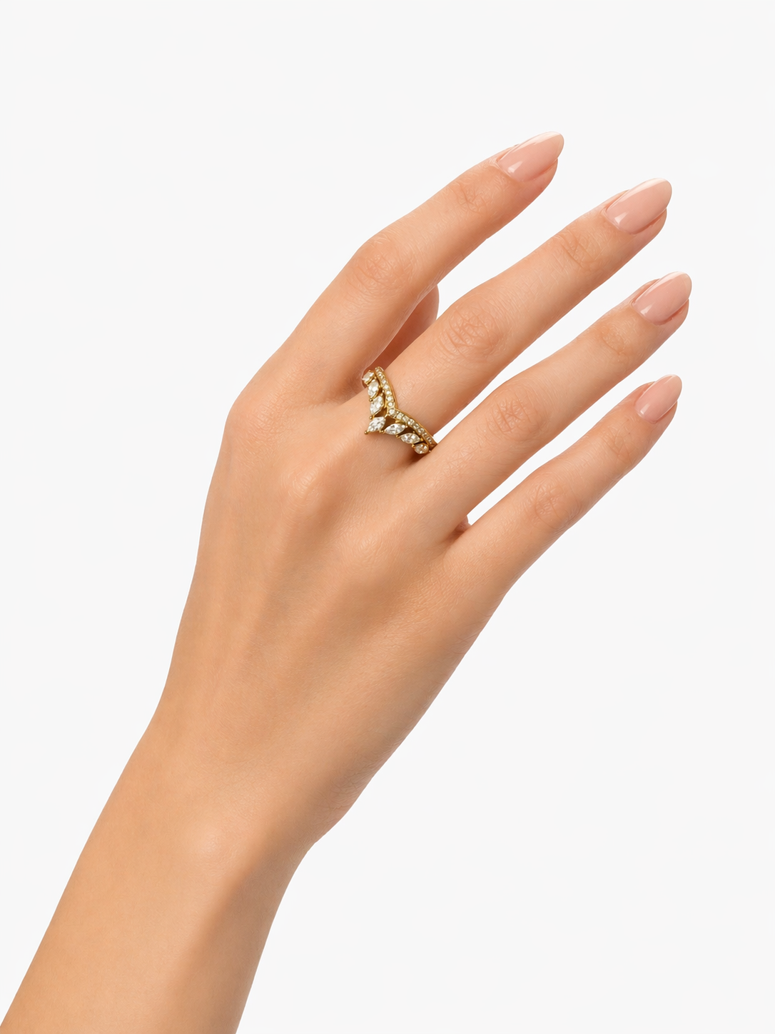 Anello goccia di Cristallo