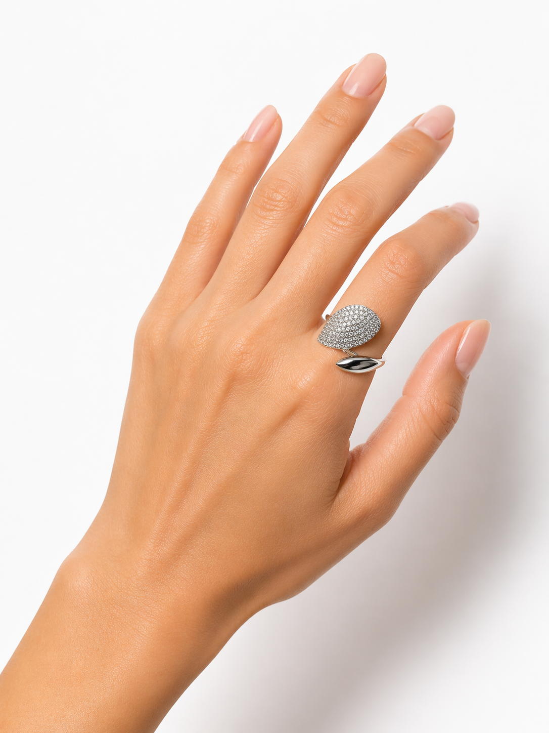 Anello foglia di Luce