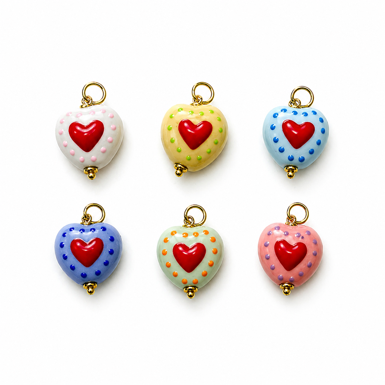 Ciondolo Cuore Color