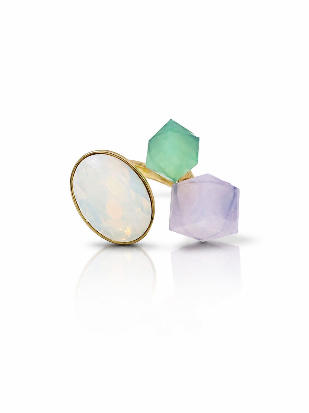 Anello Geometria Pastel